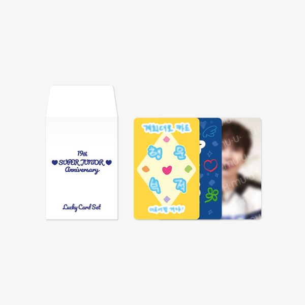 SUPER JUNIOR - [2024 SUPER JUNIOR 19TH ANNIVERSARY MD] LUCKY CARD SET - OUR K - POP