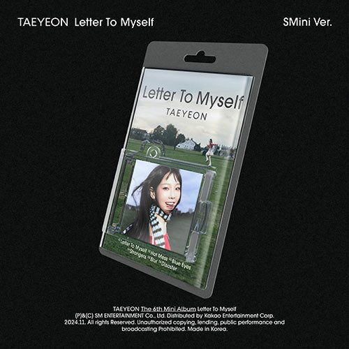 TAEYEON - LETTER TO MYSELF 6TH MINI ALBUM SMINI SMART ALBUM VER - OUR K - POP