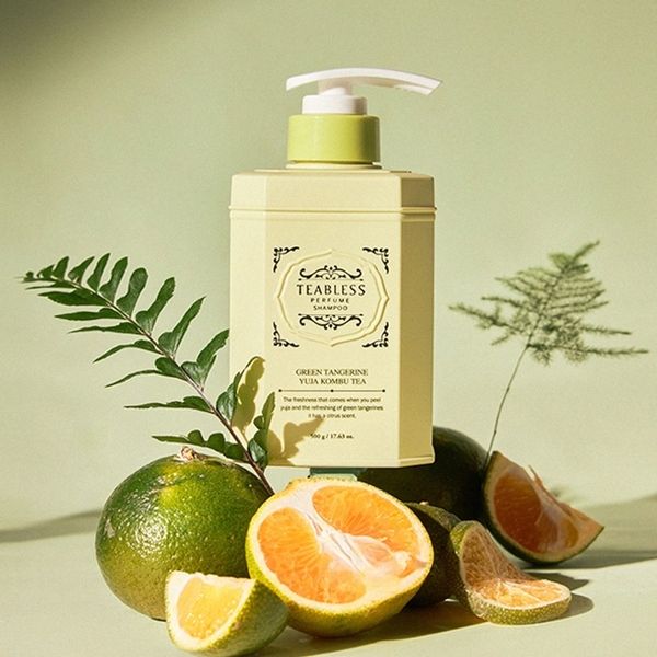 [Teabless] Green Tangerine Yuja Kombu Tea Perfume Shampoo 500g/ - OUR K - POP