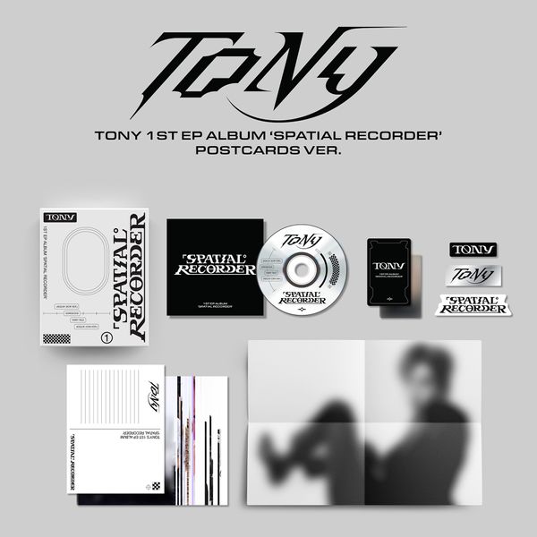 TONY - 1st EP [SPATIAL RECORDER] (POSTCARDS VER.) - OUR K - POP