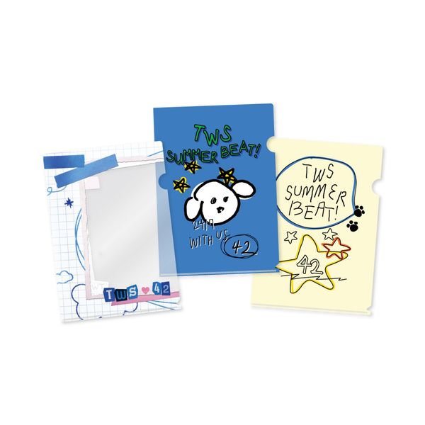 TWS - [2ND MINI ALBUM [SUMMER BEAT!] POP - UP MD] CLEAR FILE SET - OUR K - POP