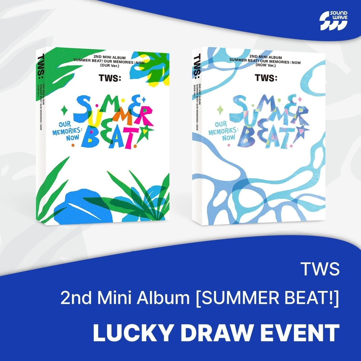 TWS - SUMMER BEAT! 2ND MINI ALBUM SOUNDWAVE LUCKY DRAW EVENT PHOTOBOOK RANDOM - OUR K - POP