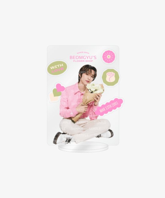 TXT - BEOMGYU'S FLOWER SHOP OFFICIAL MD ACRYLIC STAND - OUR K - POP