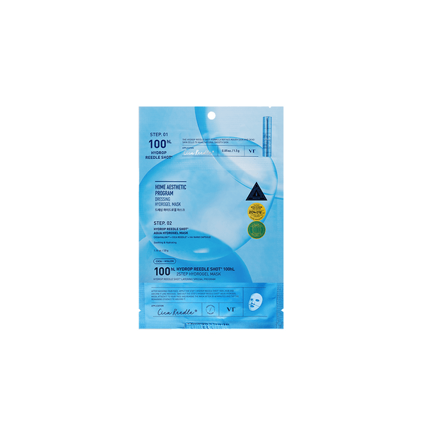 [VT COSMETICS] VT HYDROP REEDLE SHOT® 100hL 2STEP HYDROGEL MASK - OUR K - POP