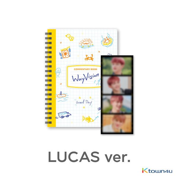 [WayVision] WayV_LUCAS_Commentary book+film SET - OUR K - POP