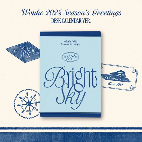 WONHO - 2025 Season’s Greetings [Bright Sky] (DESK CALENDAR Ver.) - OUR K - POP