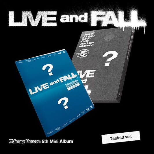 Xdinary Heroes - 5th Mini Album [LIVE and FALL] (Tabloid Ver.) - OUR K - POP