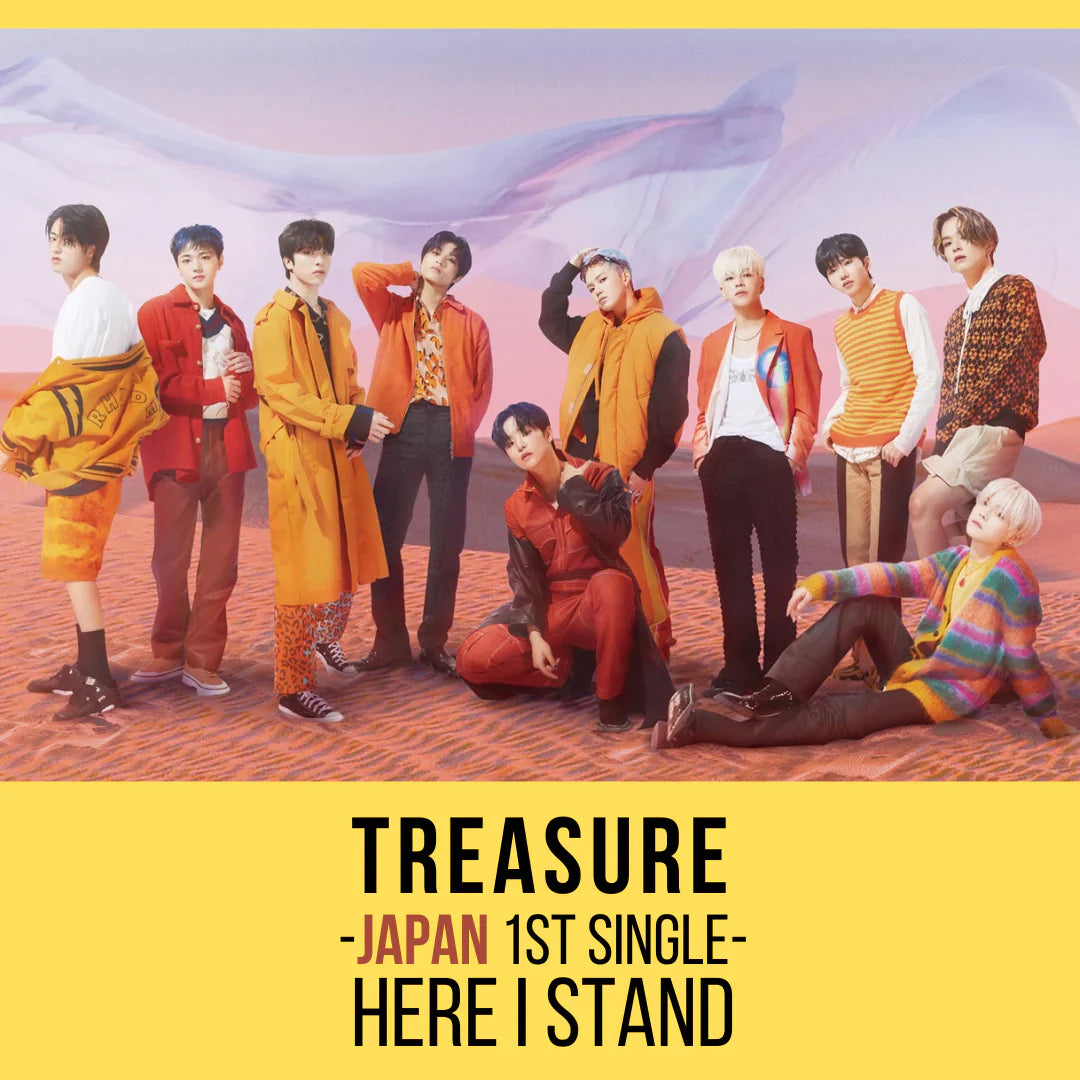 TREASURE -  HERE I STAND - JAPAN 1st Single